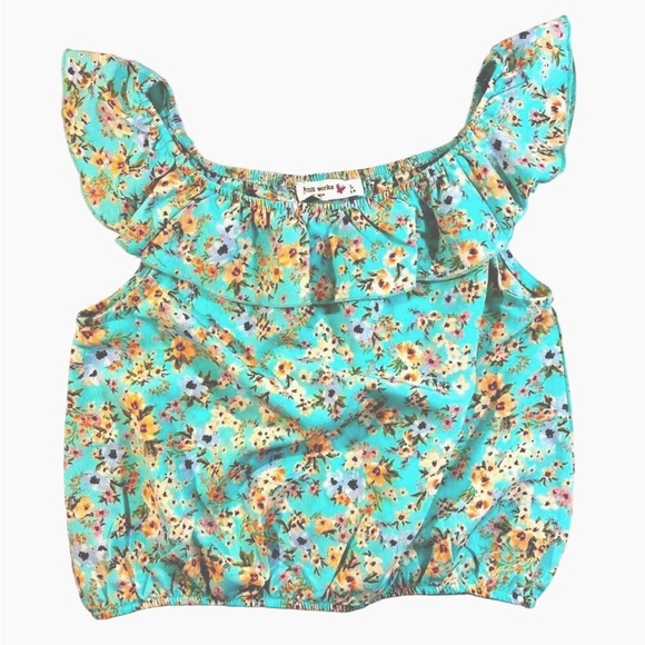 Knit Works Big Girls Crew Neck Top, Color-Mint, Girls L-14, NWOT - Picture 3 of 4